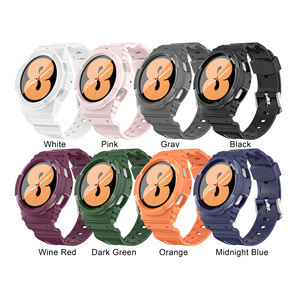 ShanHai – coque de protection <span class=keywords><strong>2</strong></span> en 1 TPU pour <span class=keywords><strong>Samsung</strong></span> Galaxy <span class=keywords><strong>Watch</strong></span> 4 40mm 44mm Bracelet de poignet pour Galaxy <span class=keywords><strong>Watch</strong></span> <span class=keywords><strong>Active</strong></span> 4 - Product Image 1
