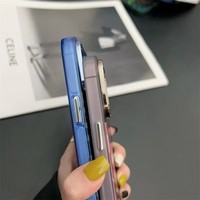 Haute qualité personnalisé mignon Anime conçoit coloré argent IMD impression étui de téléphone portable antichoc