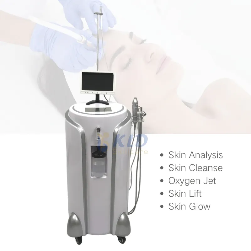 7-In-1 Multifunctionele Zuurstof Masker Gezicht Activeren Huidverzorging Machine Skin Analyzer Bio Gezichtsbehandeling Apparaat