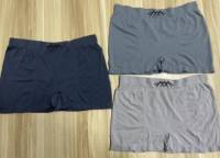 3 Paires de Boxers Homme Sans Coutures Taille Mi-Haute Respirants en Tissu Tricoté – Culottes et Slips Confortables pour Couple