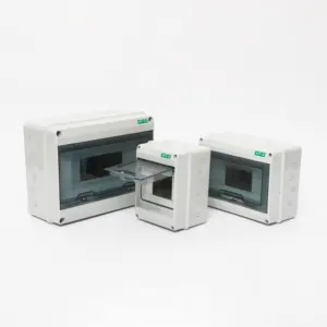 HT-12 ABS Plastic Surface-Mounted IP65 Distribution Board Electrical Distribution Box AC/DC
