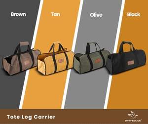 Free Sample Firewood <b>Carriers</b> with Handles <b>Log</b> <b>Carrier</b> PVC Package Water Resistant Tote Wood Carrying Bag Camping Indoor - Product Image 5