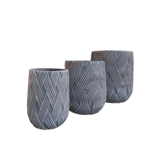 Pots de fleurs pour l'intérieur et l'extérieur, résistants à l'usure, légers et robustes, décoration minimaliste de style américain, durables pour la maison et le jardin - Product Image 4