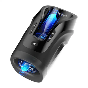 Leten Cannon King Mini lujo 36 modos juguete para adultos masturbador masculino eléctrico succión automática empuje sonido realista - Product Image 5