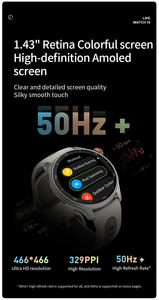 Reloj Inteligente Deportivo IGPSPORT LW10 con Pantalla AMOLED de 1.43 Pulgadas, Monitorización de Salud y Fitness, Resistente al Agua, con Hebilla de Moda para Hombre - Product Image 5