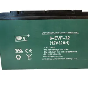 12V 32AH 6-DZM-32 Free Maintenance Lead Acid Battery For Electrical Tricycle Electric Bike