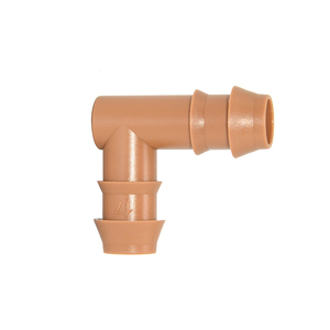 Système d'irrigation de jardin, connecteur <span class=keywords><strong>à</strong></span> barbelés brun, coude <span class=keywords><strong>à</strong></span> 90 degrés, raccords 1/2 pouce, <span class=keywords><strong>tuyau</strong></span> d'irrigation <span class=keywords><strong>goutte</strong></span> <span class=keywords><strong>à</strong></span> <span class=keywords><strong>goutte</strong></span> de 17 mm - Product Image 1
