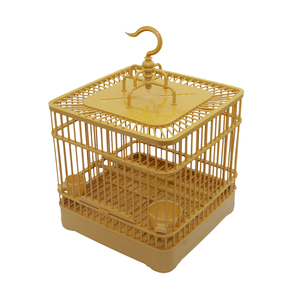 Jaula Cuadrada para Pájaros con Gancho, <span class=keywords><strong>de</strong></span> Plástico, para Peonías, Loros, Estorninos, Pájaros <span class=keywords><strong>de</strong></span> Ojo Blanco, Casa <span class=keywords><strong>de</strong></span> Cría Combinable y Desmontable - Product Image 6