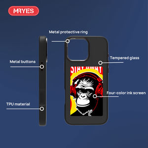 حافظة ذكية بتقنية NFC وشاشة حبر إلكتروني بأربعة ألوان للبيع بالجملة، أغطية هواتف بشاشة E Ink LED ذكية لهاتف iPhone 16 Pro Max، حافظة عرض للهاتف يمكنك صنعها بنفسك بتقنية NFC - Product Image 5