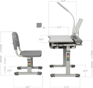 Enfants fonctionnel <span class=keywords><strong>bureau</strong></span> et chaise ensemble hauteur réglable <span class=keywords><strong>enfant</strong></span> école étude chaise de <span class=keywords><strong>bureau</strong></span> pas cher étudiant robuste chaise de chambre - Product Image 3