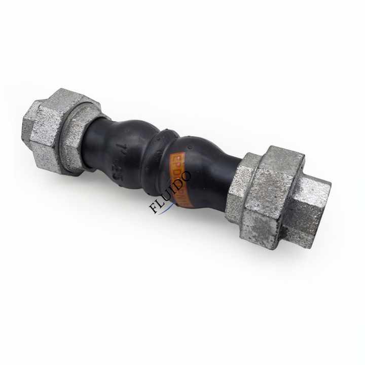 Double Ball Union Type Rubber Expansion Joint Female Threaded Unions ...