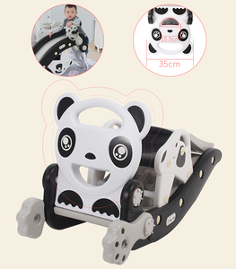 Cadeaux d'anniversaire pour enfants jouer toboggan intérieur Mecedoras Para Nios A 2-in1 <span class=keywords><strong>cheval</strong></span> <span class=keywords><strong>à</strong></span> <span class=keywords><strong>bascule</strong></span> et monter sur des toboggans d'intérieur pour enfants - Product Image 3