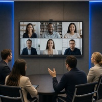 Écran plat interactif de 65 pouces avec caméra, microphone, affichage de vidéoconférence 4K