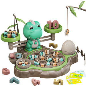 Juguetes de Pesca de Dinosaurios, Novedad, Juguetes Interactivos para Niños, Juego de Pesca Eléctrico de Plástico con Balanza - Product Image 2