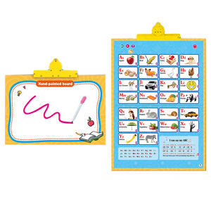 Set da Disegno 2 in 1 con Macchina per l'Apprendimento, Giocattolo Educativo per Bambini con Poster Didattico da Parete a 13 Pagine - Product Image 5