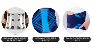 Atmungsaktives beige Taillen korsett mit Büste Lendenwirbel stütze für die untere Rückens tütze für Frauen Fitness-Taillen gürtel für die Rückens tütze - Product Image 4
