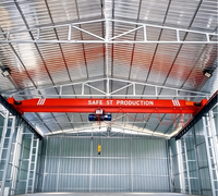 Pont roulant monopoutre LDA de 20 tonnes, portée personnalisée de 19,5 m, pour levage industriel en usine