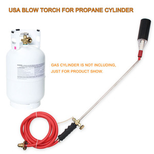 Pistola de Llama de Gas Propano Licuado con Encendido Eléctrico, 1800°C, para Calentar y Descongelar, Cabezal de Antorcha Recto Manual - Product Image 5