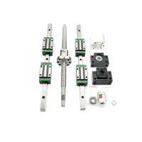 Rails de guidage linéaires CNC VENSTPOW HGR20/SFU1605 avec vis à billes, composants essentiels, longueur personnalisable pour l'usinage CNC