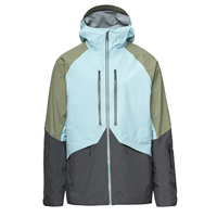 Veste de ski pour homme en gros, 3 couches, coque rigide, coupe-vent, imperméable, fermeture éclair, vêtements de sport d'extérieur