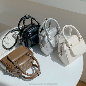 Borsa a Mezzaluna Trapuntata in PU Color Caramella Moda 2025, Borsa a Mano con Motivo a Rombi, Borsa Multifunzionale da Donna con Catena <span class=keywords><strong>e</strong></span> Cerniera in PU - Product Image 2