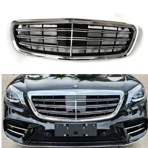 Parrilla Delantera Estilo AMG para Mercedes-Benz Clase S W222 2014-2020, Pieza de Repuesto de ABS - Product Image 1