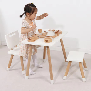 Meubles de garderie préscolaire bon marché pour enfants salle de classe pour la maternelle chaise étude enfants bureau table et ensemble de chaises - Product Image 1