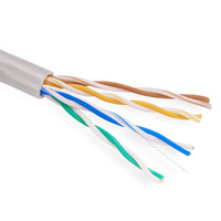 Cables de conexión RJ45 Cat5/Cat5e de cobre sin oxígeno sin blindaje, de par trenzado de ocho núcleos, listos para usar, suministro directo de fábrica