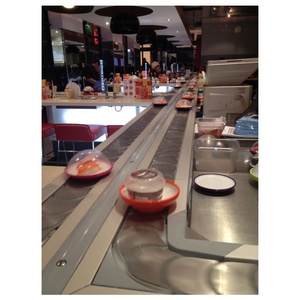 Sistema Automático de Cinta Transportadora de Sushi Clásico <span class=keywords><strong>Kaiten</strong></span>, Máquina de Sushi con Forma de Media Luna - Product Image 4