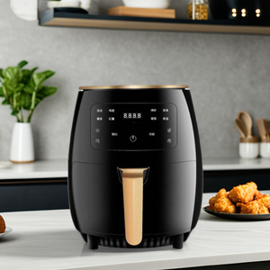 Friteuse domestique 4.5L transfrontalière 110V four électrique domestique américain et européen écran tactile intelligent fry mac - Product Image 2