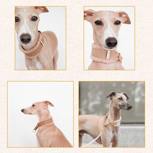 फुलटो कस्टम लोगो आउटडोर प्रशिक्षण शेर्पा मार्टिंगले कुत्ते कॉलर एडजस्टेबल नो-चोक सीमित पर्ची कॉलर धातु सामान के साथ - Product Image 4