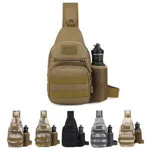 Bolsa de camuflagem masculina, barata, de fábrica, para montanha, acampamento, caminhada, tática, bolsa de peito