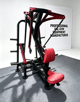 Máquina de remo sentado con carga de placas, entrenamiento de fuerza para espalda, fabricante de equipos de gimnasio