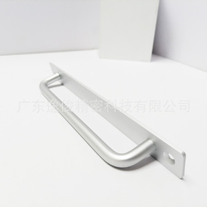 Manija de Acero Inoxidable Negra para Gabinete 8014, Fácil Instalación, Diseño Minimalista, Accesorio para Herrajes de Armario - Product Image 4
