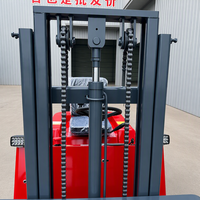 Chariot élévateur électrique compact à 3 roues de 1 tonne, chariot élévateur électrique de 1000 kg alimenté par batterie, certifié CE, prix d'usine, chargement de conteneurs
