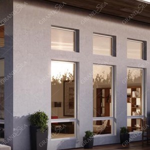 מסגרת אלומיניום צרפתית מסגרת אלומיניום פנימית חלון מעטפת מגורים עם יתושים רשת - Product Image 6