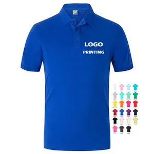 Personalized Custom Polo Shirt High Quality Mens Custom Embroidered Or Print Logo T Shirt Polo Factory Polo T Shirt Wholesale