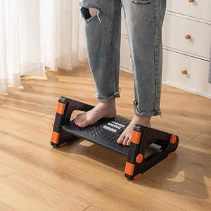 Fußstütze für unter den Schreibtisch, verstellbare Fußstütze mit Massagesurface, bequemer Fußhocker für Büro und Zuhause, lindert Fußermüdung - Product Image 5