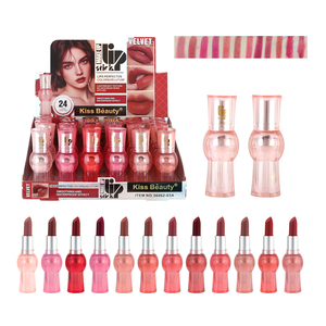 Lápiz Labial Mate de Textura Ligera y Larga Duración Kiss Beauty 3.5g, Cosmético Multicolor, Sin Sensación de Peso, Maquillaje de Labios con Acabado Terciopelo - Product Image 2