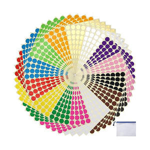 Lot de stickers personnalisés à points circulaires pour classification, marquage et rappel - Product Image 1