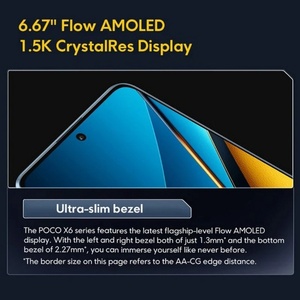 POCO X6 Pro 5G Versión Global Smartphone Dimensity 8300-Ultra Pantalla AMOLED Flow de 6.67" y 1.5K, 64MP, 67W, NFC - Product Image 6