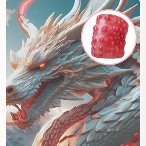 <b>Thick</b> Cock Beast Knot Penis Sleeve Fantasy Dragon Penis Texture Cock <b>Ring</b> Delay Ejaculation Lock Knot Couple Sex Toys Wholesale - Product Image 5
