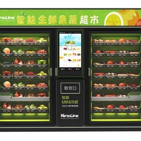 VENDLIFE Smart Sushi Comida fresca Máquina automática de café en caja Máquina de bebidas Máquina Expendedora de aperitivos