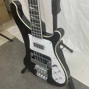 Ric thương hiệu 4003 <span class=keywords><strong>Bass</strong></span> điện <span class=keywords><strong>4</strong></span> dây trắng Pickguard Vận chuyển nhanh - Product Image 4