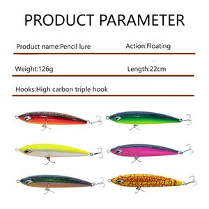 Hunthouse 220mm 126g <span class=keywords><strong>Esca</strong></span> Metallica per <span class=keywords><strong>Pesca</strong></span> in Mare, Jigging e Lancio a Lunga Distanza <span class=keywords><strong>con</strong></span> Doppio Amo - Product Image 2
