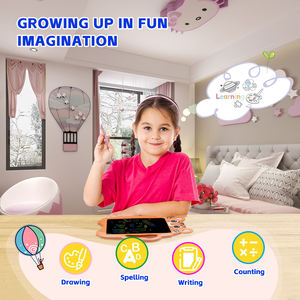 شاشة عرض رقمية رقمية متعددة الألوان LCD للكتابة اليدوية الإلكترونية للأطفال - Product Image 2