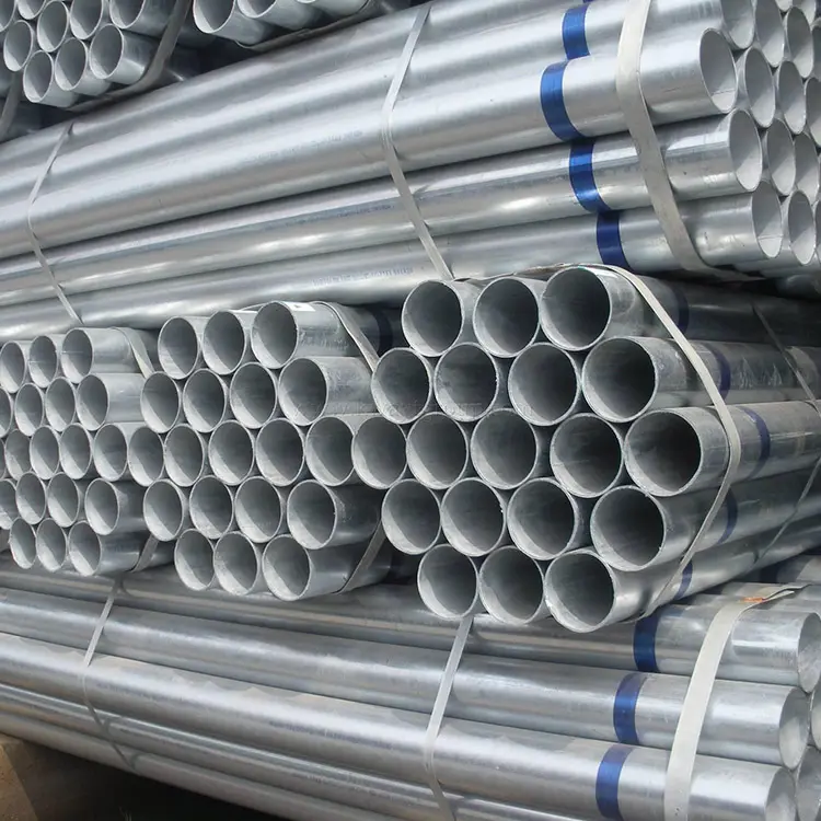 China suppliers of Q235 Q345 ASTM carbon ERW mild iron round welded steel pipes