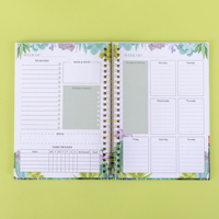 Usine Logo personnalisé planificateur hebdomadaire mensuel Manifestation objectif Journal Journal A4 A5 Agenda quotidien planificateur cahier