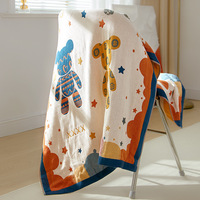 Serviette de bain en gaze jacquard 80*150 cm, usage domestique, en pur coton, absorbante, séchage rapide, anti-peluchage, convient aux adultes, printemps