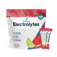 Poudre d'électrolytes en vrac Solilan OEM pour boisson hydratante, faible MOQ, supplément énergétique, mélange de poudre d'électrolytes sous marque privée